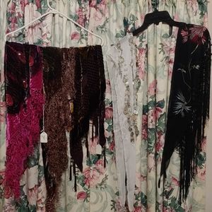 2 different belly dancing scarfs left